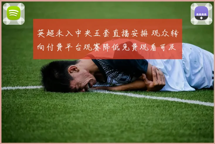英超未入中央五套直播安排 观众转向付费平台观赛降低免费观看可及性